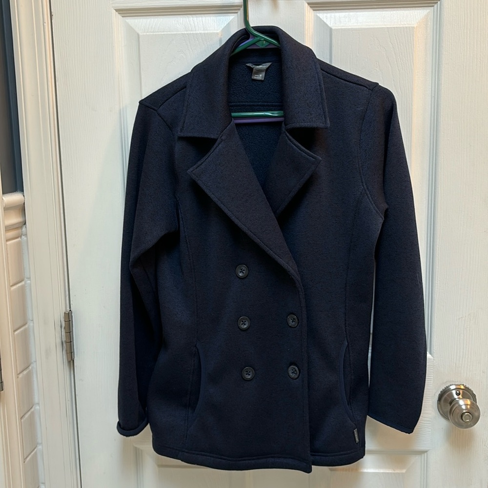EUC - Eddie Bauer knit peacoat.
